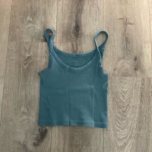 Brandy Melville Green Cropped Tank